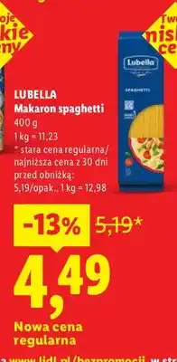 Lidl Makaron spaghetti oferta
