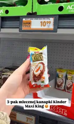 Biedronka Baton mleczny Maxi King oferta