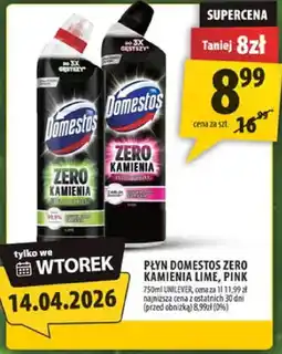 Arhelan Płyn Domestos Zero Kamienia Lime, Pink oferta