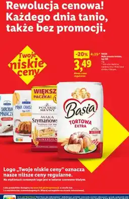 Lidl Mąka pszenna tortowa typ 405 oferta