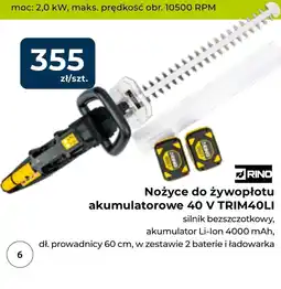 Mrówka Nożyce akumulatorowe Rino oferta