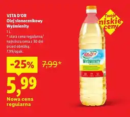Lidl Olej słonecznikowy wyśmienity oferta