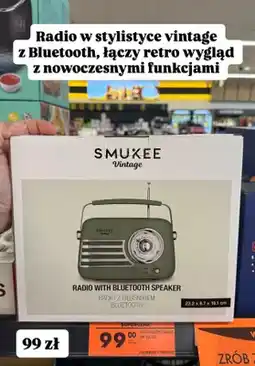 Biedronka Radio z głośnikiem bluetooth w stylistyce vintage oferta
