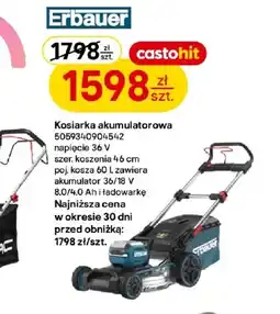 Castorama Kosiarka akumulatorowa Erbauer oferta