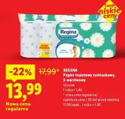 Lidl Papier toaletowy rumiankowy, 3-warstwowy oferta