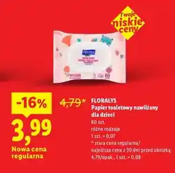 Lidl Papier toaletowy nawilżany dla dzieci oferta