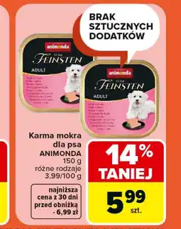 Carrefour Karma dla psa Animonda oferta
