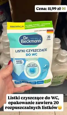 Biedronka Listki czyszczące do WC ocean breeze oferta