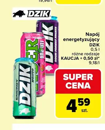 Napój energetyczny Dzik