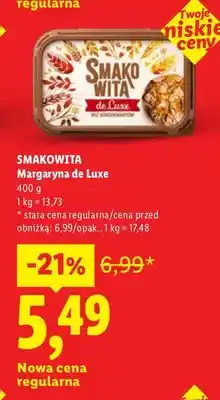 Lidl Margaryna Smakowita de Luxe oferta