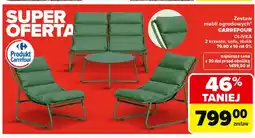 Carrefour Zestaw mebli ogrodowych Carrefour oferta