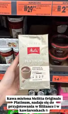 Biedronka Kawa mielona Originals Platinum oferta