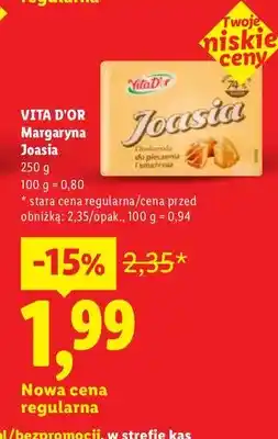 Lidl Margaryna Vita D'or Joasia oferta