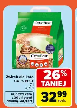 Carrefour Żwirek Cat' s best oferta