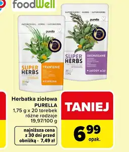 Carrefour Herbata ziołowa Purella oferta