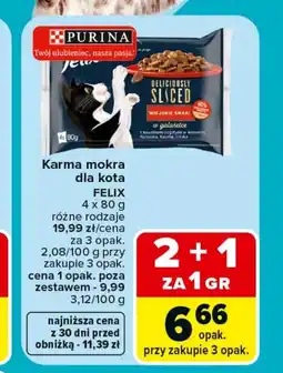 Carrefour Market Mokra karma dla kota Felix oferta