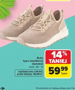 Carrefour Sneakersy damskie Cari oferta