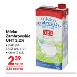 Makro Mleko Zambrowskie UHT 3,2% oferta