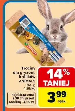 Carrefour Market Trociny dla gryzonia Animals oferta