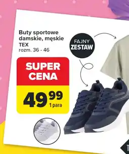 Carrefour Buty sportowe męskie TEX oferta