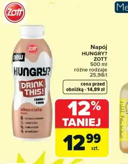 Carrefour Market Napój Zott oferta