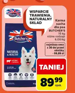 Carrefour Karma dla psa Butcher's oferta