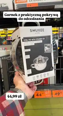 Biedronka Garnek stalowy z pokrywą do odcedzania 3,6 l ø 20 cm oferta