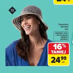 Carrefour Kapelusz TEX oferta