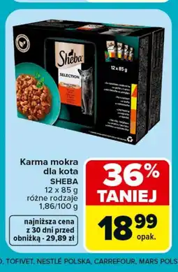 Carrefour Market Mokra karma dla kota Sheba oferta