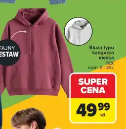 Carrefour Bluza męska TEX oferta