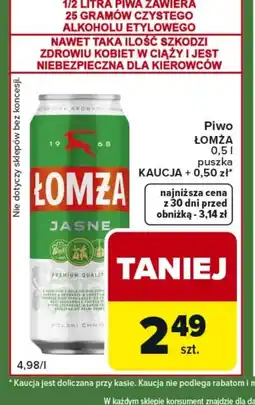 Carrefour Express Piwo Łomża oferta
