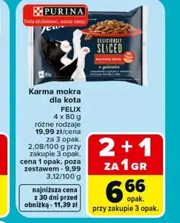 Carrefour Mokra karma dla kota Felix oferta