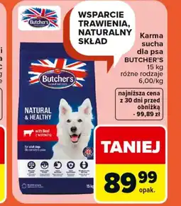 Carrefour Market Karma dla psa Butcher's oferta