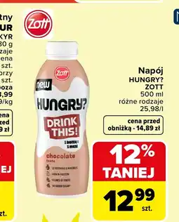 Carrefour Market Napój Zott oferta