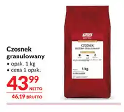 Makro Czosnek granulowany oferta