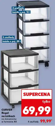 Kaufland Curver Regał na kółkach oferta