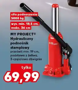 Kaufland MY PROJECT Hydrauliczny podnośnik stemplowy oferta