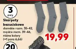 Kaufland Skarpety bezuciskowe oferta
