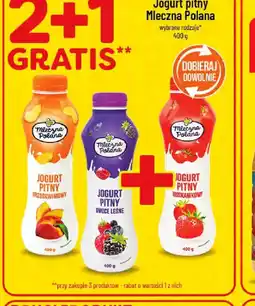 Polomarket Mleczna Polana Jogurt pitny oferta