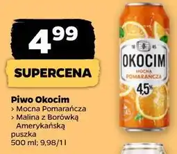 Netto Piwo Okocim Mocna Pomarańcza Malina z Borówką Amerykańską puszka oferta
