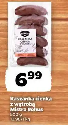 Netto Kaszanka cienka z wątrobą Mistrz Rohus oferta