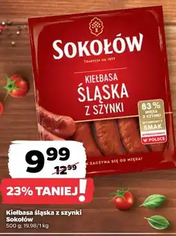 Netto Kiełbasa śląska z szynki Sokołów oferta