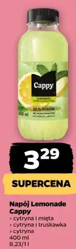 Netto Napój Lemonade Cappy cytryna i mięta cytryna i truskawka cytryna oferta