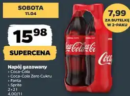 Netto Napój gazowany Coca-Cola, Coca-Cola Zero Cukru, Fanta, Sprite oferta