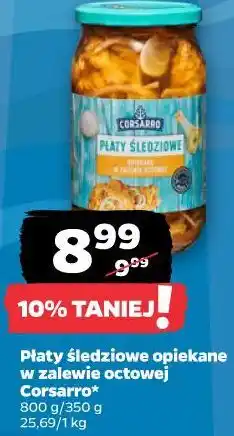Netto Płaty śledziowe opiekane w zalewie octowej Corsarro oferta