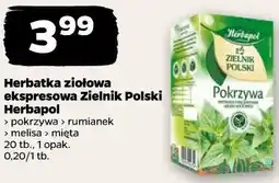 Netto Herbatka ziołowa ekspresowa Zielnik Polski Herbapol oferta