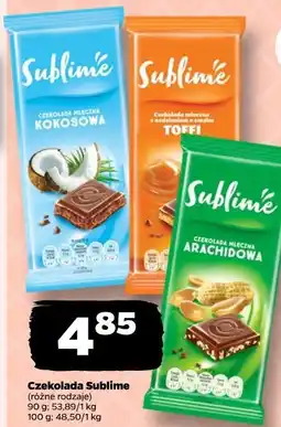 Netto Czekolada Sublime oferta