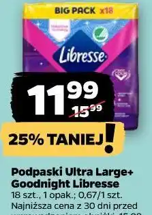Netto Podpaski Ultra Large+ Goodnight Libresse oferta