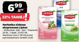 Netto Herbatka ziołowa ekspresowa Lipton oferta