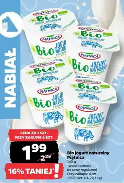 Netto Bio jogurt naturalny Piątnica oferta